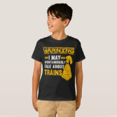 Funny Railfan Zitat Trainspotter Bahn Lover Bahn T-Shirt (Vorne ganz)