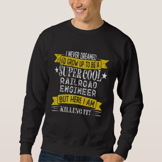 Funny Railroad Engineer Shirts Job Title Professio (Vorderseite)