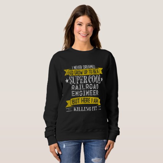 Funny Railroad Engineer Shirts Job Title Professio (Vorne ganz)