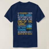 Funny Railroad Train Engineer Gabe 3 Idioten über T-Shirt (Design vorne)