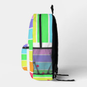 Funny Rainbow and Star Print Cut Sew Bag Bedruckter Rucksack (Rechts)
