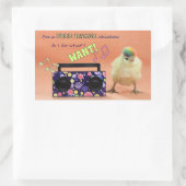 Funny Rainbow Chicken Stickers (Tasche)