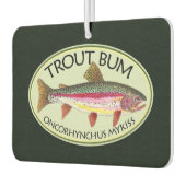 Funny Rainbow Trout Bum Autolufterfrischer (Links)