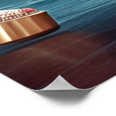 Funny Rainbow Trout Fish Fashion Poster (Ecke)