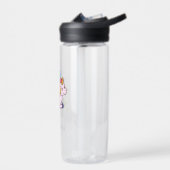 Funny Rainbow Unicorn Personalisiert Trinkflasche (Links)