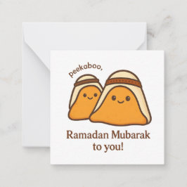 Funny Ramadan Mubarak To You Mitteilungskarte
