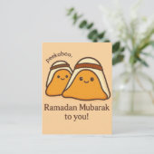 Funny Ramadan Mubarak To You Postkarte (Stehend Vorderseite)
