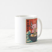 Funny Ramen Axolotl Noodle Lover Cute Creature Kaffeetasse (VorderseiteRechts)