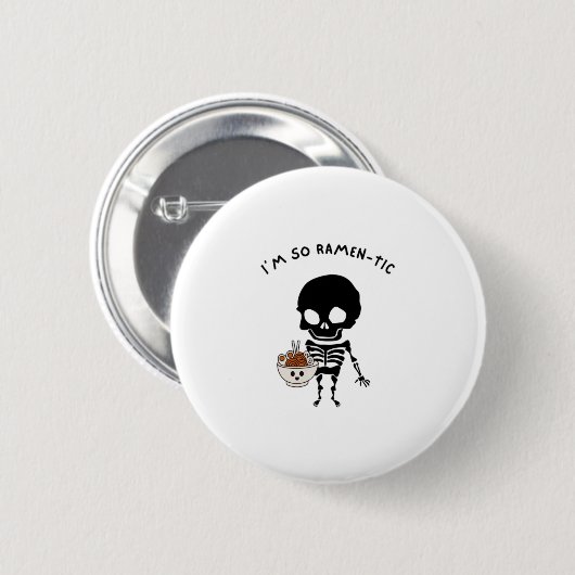 Funny Ramen Button (Vorne & Hinten)