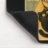 Funny Ramen Cat Japanese Anime Ufo Men Women Teens Mousepad (Ecke)