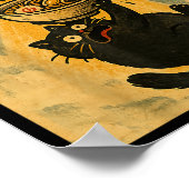 Funny Ramen Cat Japanese Anime Ufo Men Women Teens Poster (Ecke)