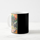 Funny Ramen Cat Japanese Noodle Kitten Kaffeetasse (Vorderseite Links)
