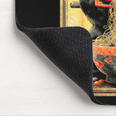 Funny Ramen Cat Noodle Lovers Anime Otaku  Mousepad (Ecke)