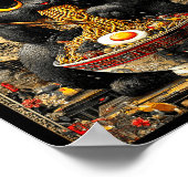 Funny Ramen Cat Noodle Lovers Anime Otaku  Poster (Ecke)