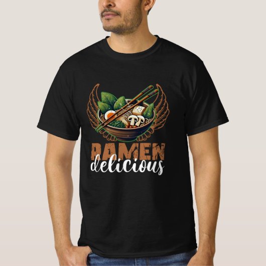 funny ramen delicious design for lovers T-Shirt (Vorderseite)