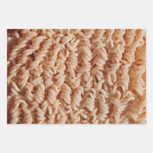 Funny Ramen Noodles Foto Geschenkpapier Set (Vorderseite 2)