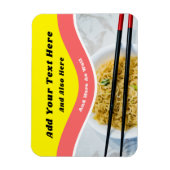 Funny Ramen Noodles Packet Custom Message Magnet (Vertikal)