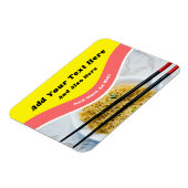 Funny Ramen Noodles Packet Custom Message Magnet (Linke Seite)