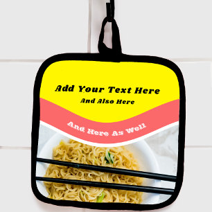Funny Ramen Noodles Packet Custom Message Topflappen