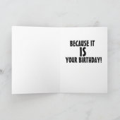 FUNNY RAP BERPPER BIRTHDAY CARD KARTE (Innenseite)