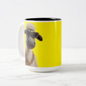 Funny Rapper Sheep Tasse - Niedlicher Pet Lover Gi (Vorderseite Links)