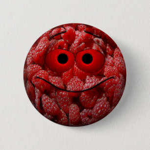 Funny Raspberry Emoticon Button