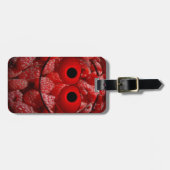 Funny Raspberry Emoticon Gepäckanhänger (Vorderseite horizontal)