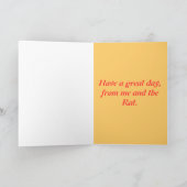 Funny Rat Geburtstagskarte für jeden. Karte (Innenseite)