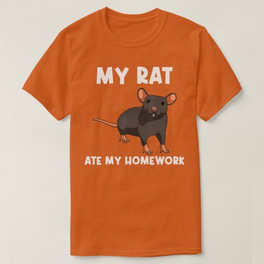 Funny Rat Geschenk für Kinder Jungs Mädchen Straße T-Shirt (Design vorne)