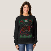Funny Rat Ugly Sweater Weihnachtstiere Lichter Xm Sweatshirt (Vorne ganz)