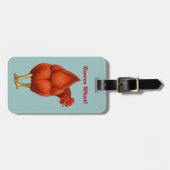 Funny Rate mal, was Hühnchen Hintern Red Hen Gepäckanhänger (Vorderseite horizontal)