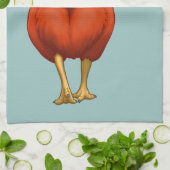 Funny Rate mal, was Hühnchen Hintern Red Hen Küchentuch (Gefaltet)