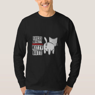 Funny Rate mal was Kitty Hintern! gestörtes Design T-Shirt
