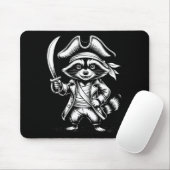 Funny Rate Raccoon  Mousepad (Mit Mouse)