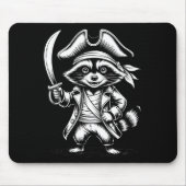 Funny Rate Raccoon  Mousepad (Vorne)