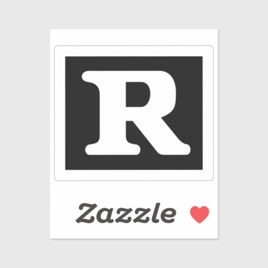 Funny Rated R Restricted Symbol Aufkleber (Blatt)