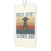 Funny Ratess Was Dackel Hintern Geschenk Dackel Li Autolufterfrischer (Links)
