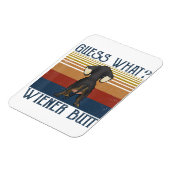 Funny Ratess Was Dackel Hintern Geschenk Dackel Li Magnet (Linke Seite)
