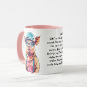 Funny Ratgeber von einem Schwein Tasse (Vorderseite Links)
