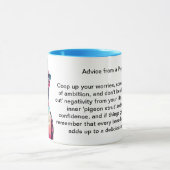 Funny Ratgeber von einer Taube Tasse (Zentrum)