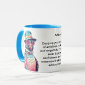 Funny Ratgeber von einer Taube Tasse (Vorderseite Links)