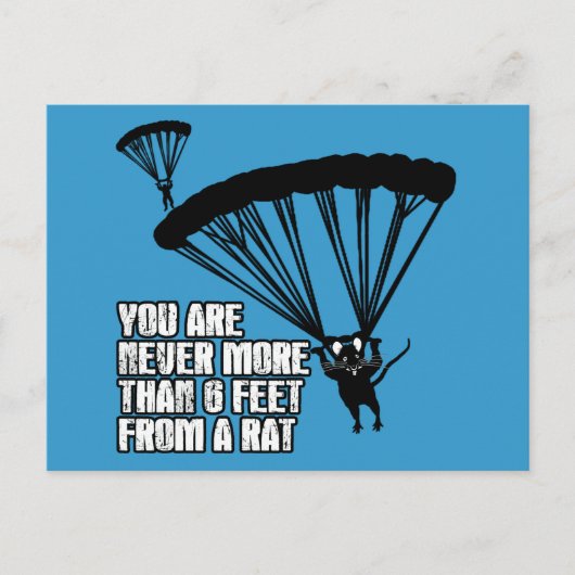 Funny Ratte Postkarte (Vorderseite)