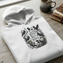 Funny Raven "A Little Murder Never Hurt Anyone" Hoodie