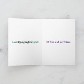 Funny Raven Birthday Card Karte (Innenseite)