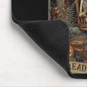Funny Read in Peace Skeleton Halloween Read Nned B Mousepad (Ecke)