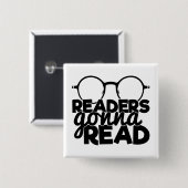 Funny Readers lesen Zitatlesen Bookworm Button (Vorne & Hinten)