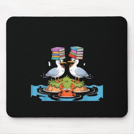 Funny Reading 67 Six Seven Meme Englieacher Book L Mousepad (Vorne)