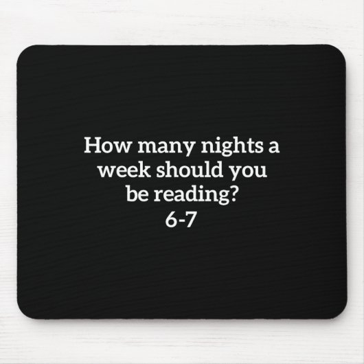 Funny Reading 67 Six Seven Meme Englieacher Book L Mousepad (Vorne)