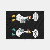 Funny Reading 67 Six Seven Meme Goose Teacher Book Fleecedecke (Vorderseite (Horizontal))