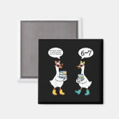Funny Reading 67 Six Seven Meme Goose Teacher Book Magnet (Vorderseite/Rückseite)